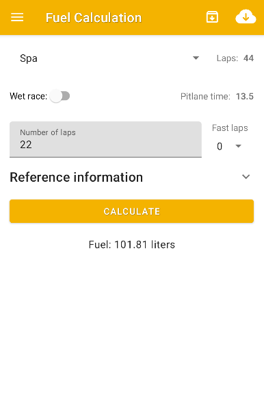 Fuel Calculation